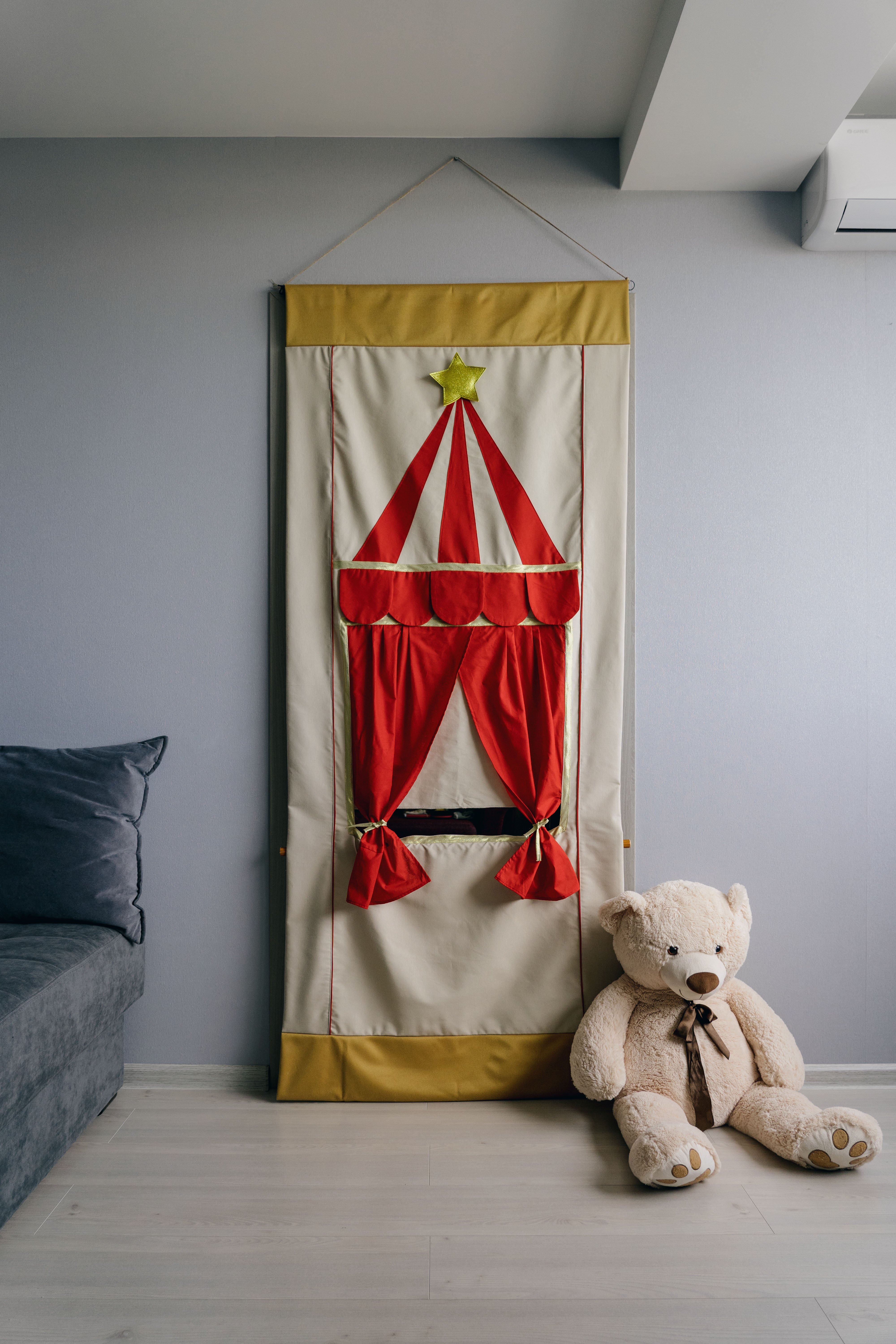 DIY Doorway Puppet Theater