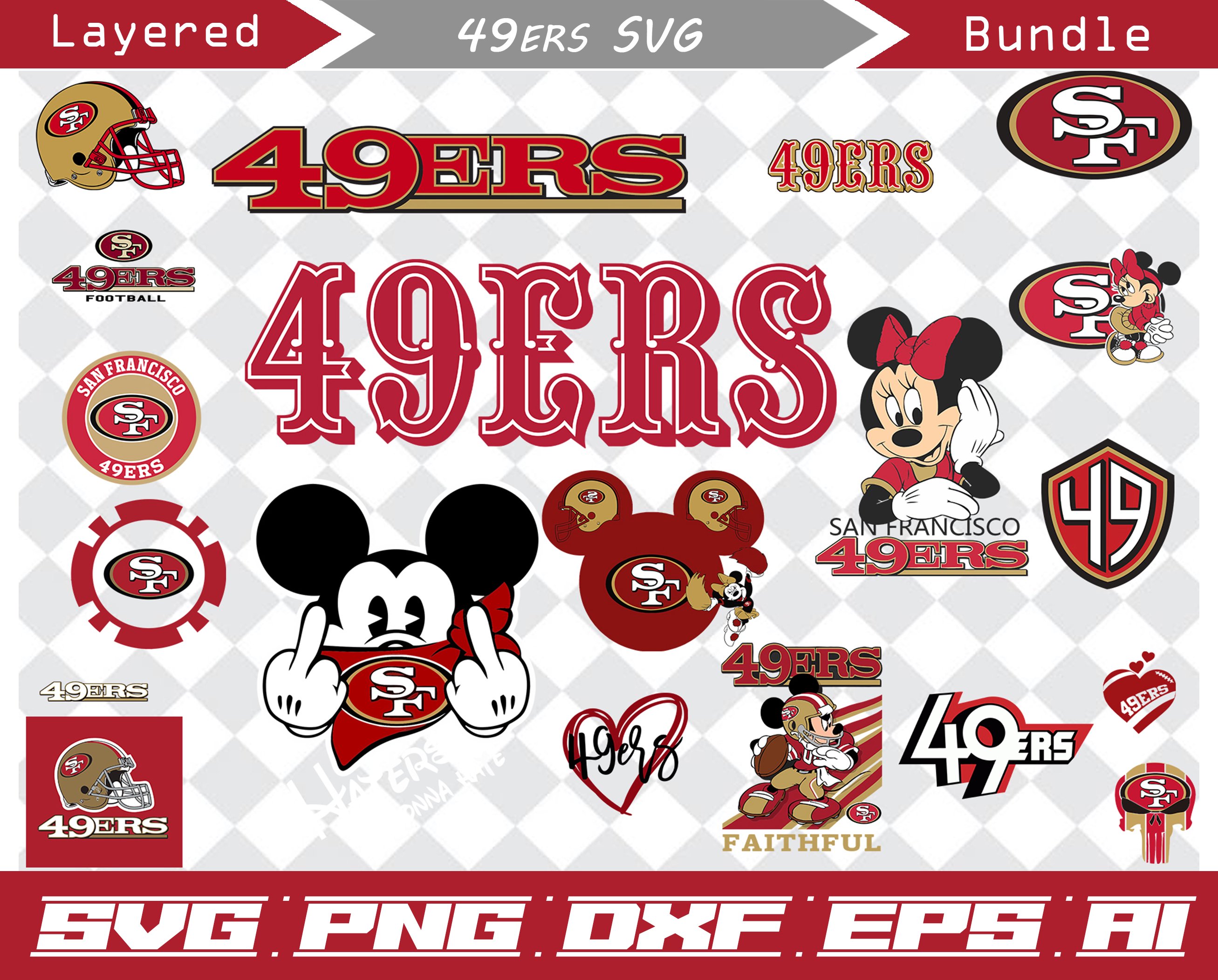 San Francisco 49ers SVG, PNG, DXF, EPS, AI, 49ers SVG, San Francisco 49ers  Cut files, San Francisco 49ers vector, San Francisco 49ers cricut, San  Francisco 49ers clipart, San Francisco 49ers logo, NFL