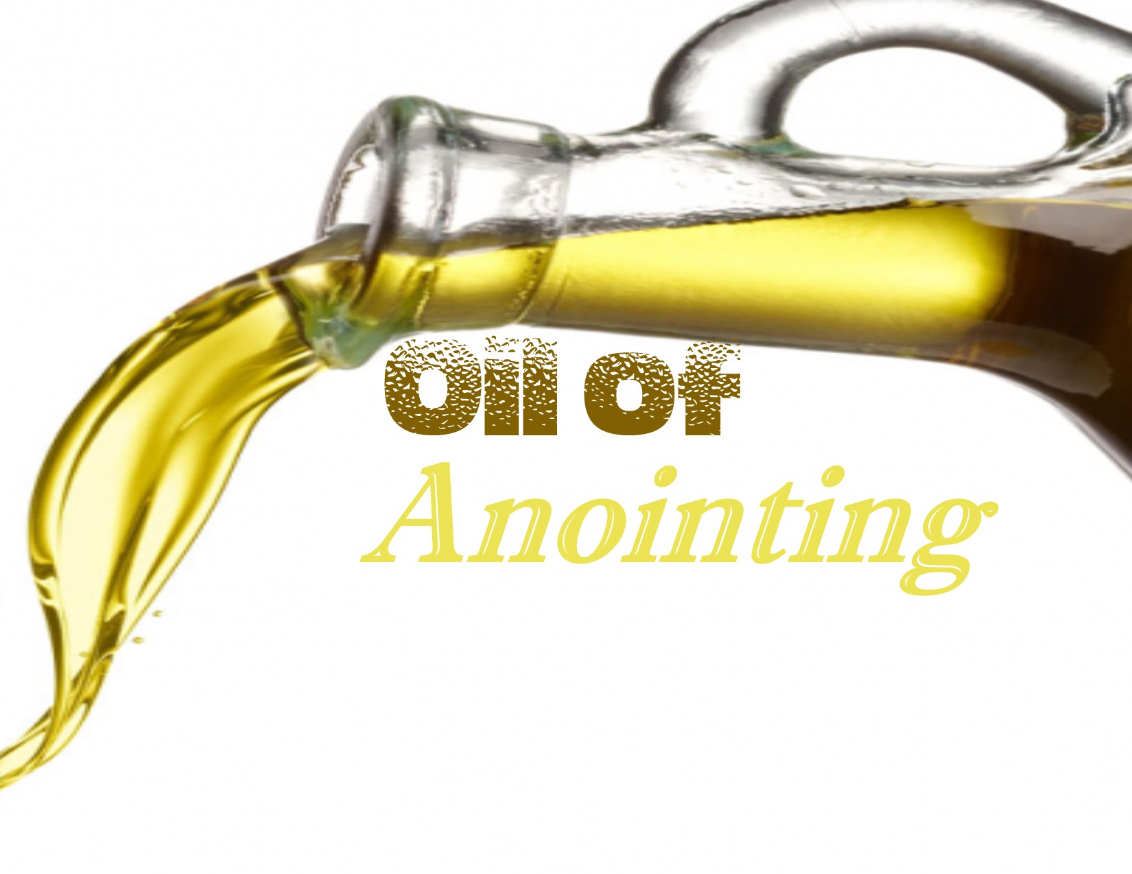 anointing oil on head