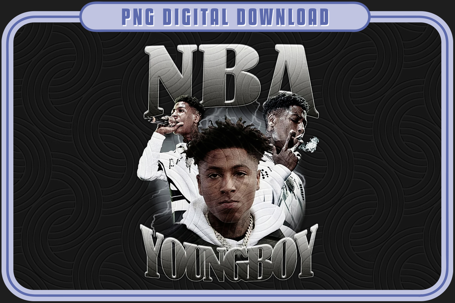 Nba Youngboy png file Png, Youngboy Digital File, Rap Tee, PNG Files for  sublimation, Digital Download