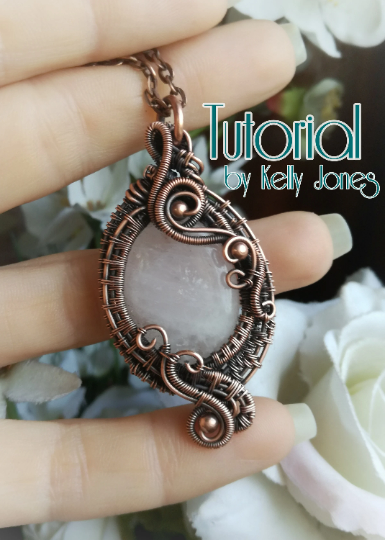 Wire wrapped pendant tutorial