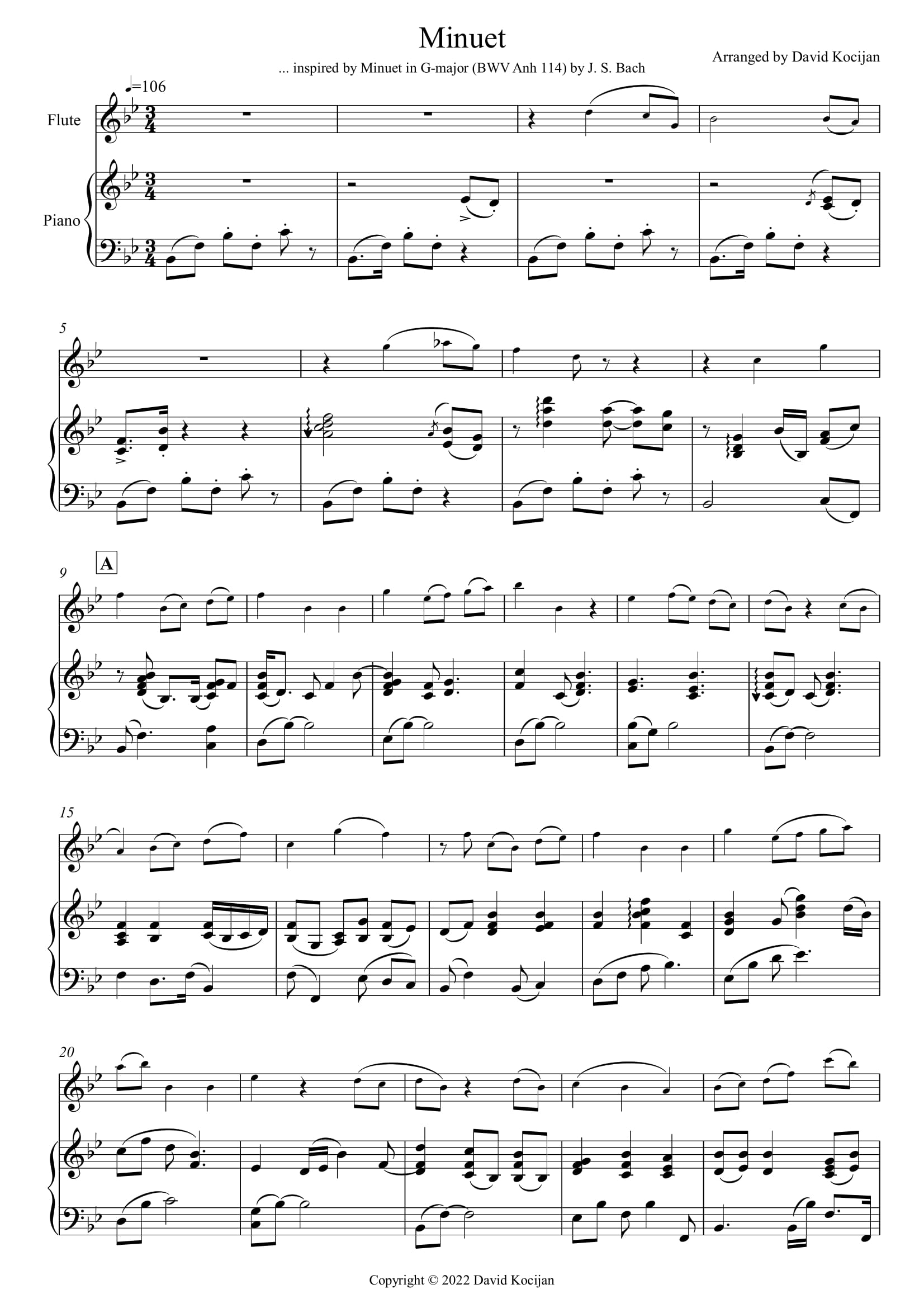 B-Major Allegro - Lang Nihonjin (from Cities: Skylines) Sheet music for  Piano, Flute, Oboe, Bassoon & more instruments (Mixed Ensemble)