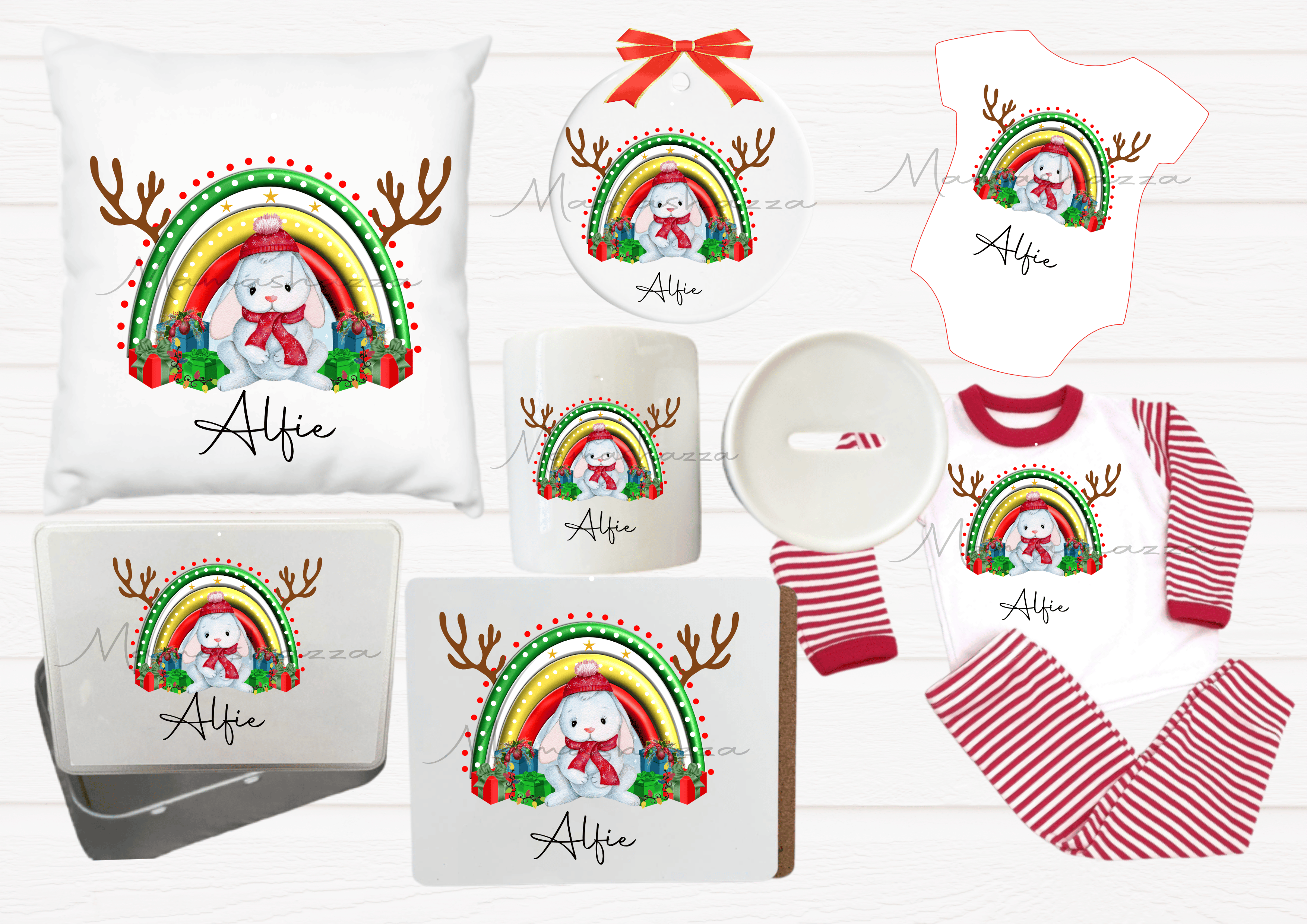 Christmas Rainbow rabbit - Payhip