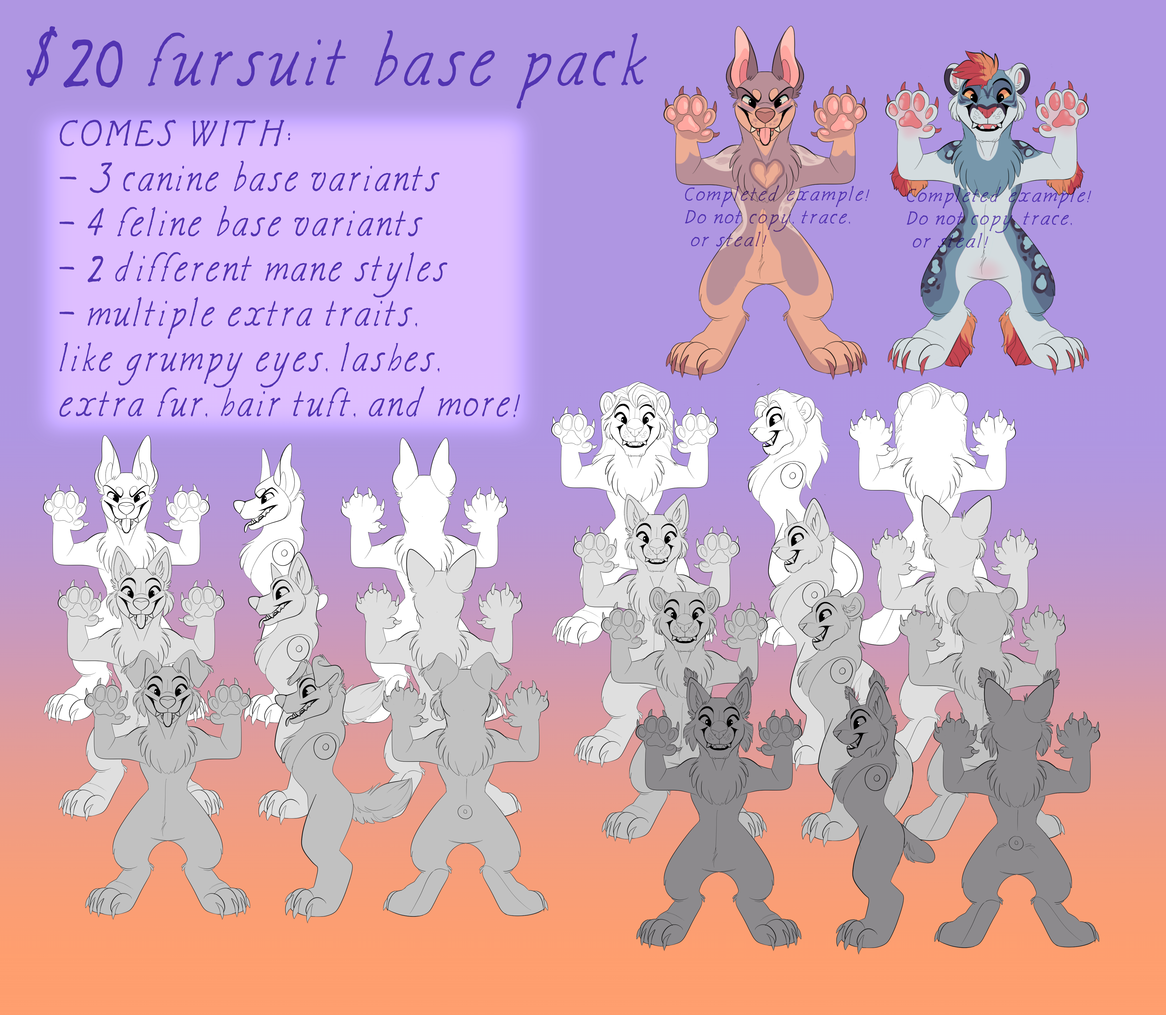 Fursuit Ref Base Pack (2022) - Payhip