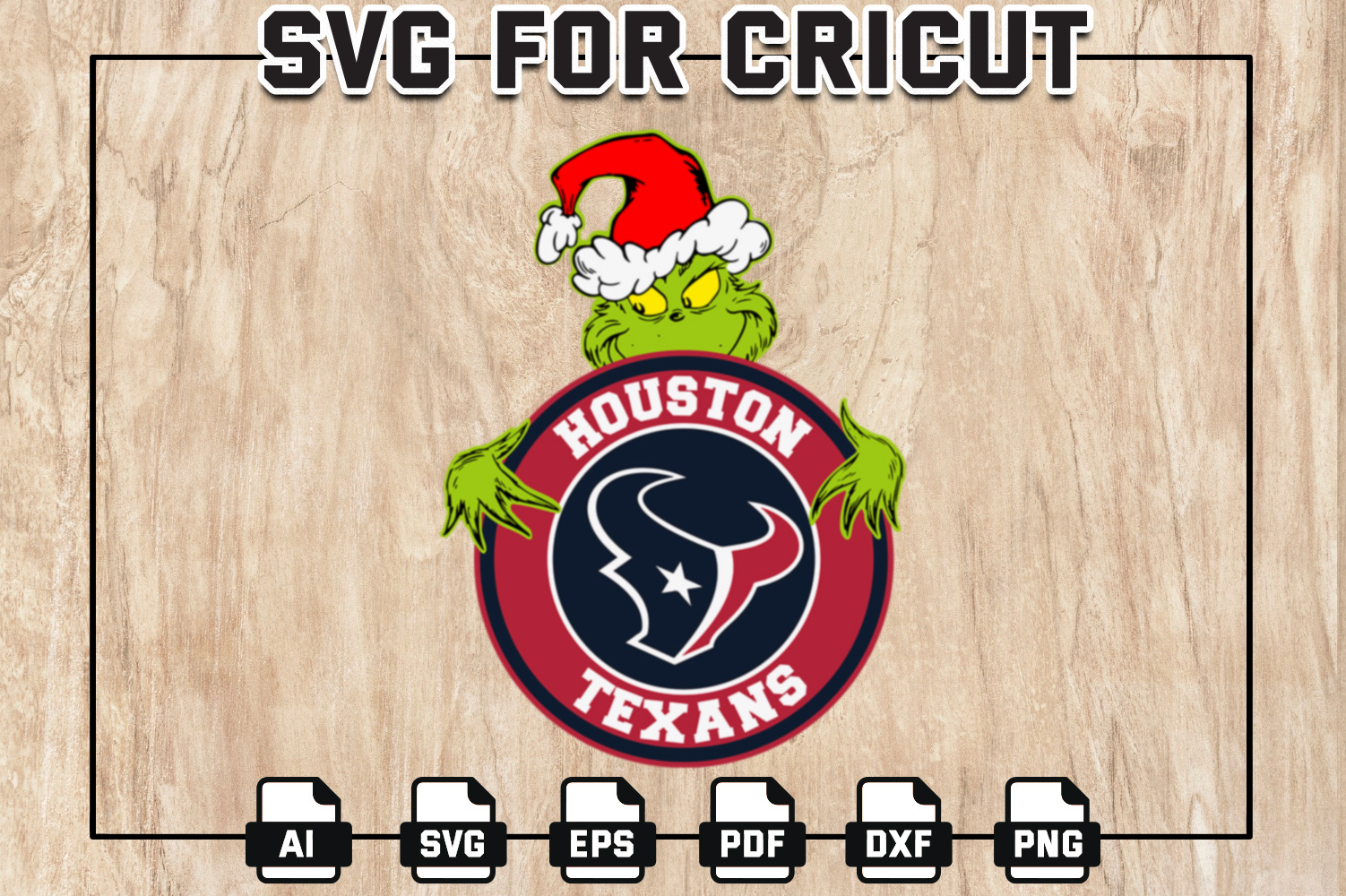 Houston Texans SVG NFL Team SVG Bundle Cutting Files