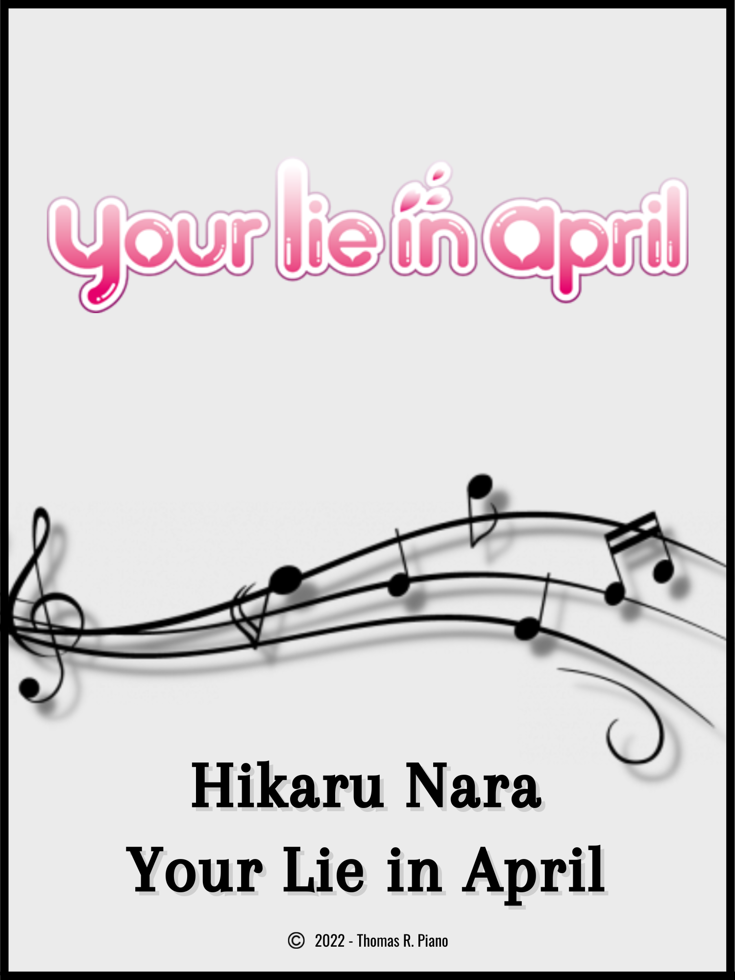 Hikaru Nara (Your Lie in April) Sheet music for Piano (Solo)