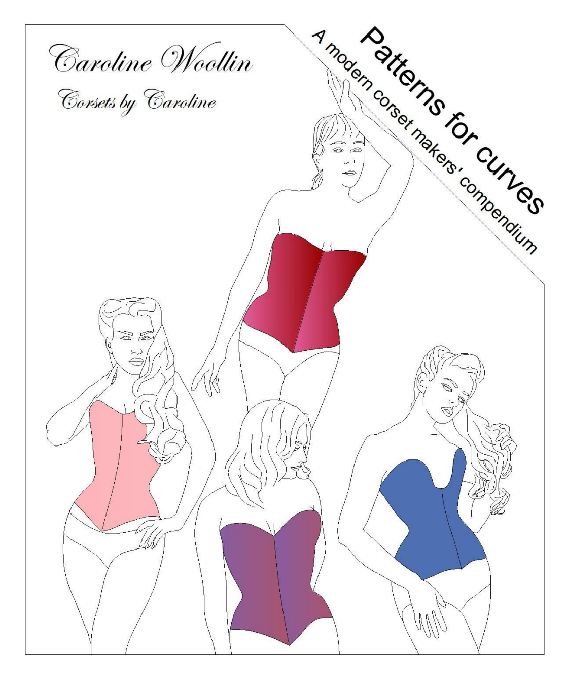 Cupped Overbust Bodysuit Corset Pattern ONLY 