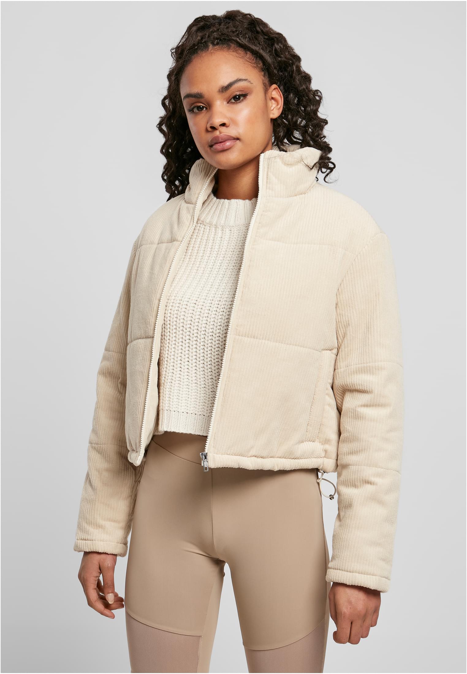 Ladies Corduroy Puffer Jacket - Payhip