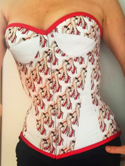 Cupped 'crescent' Corset Pattern Size UK8-26 US 4-22 75 Cup Sizes 