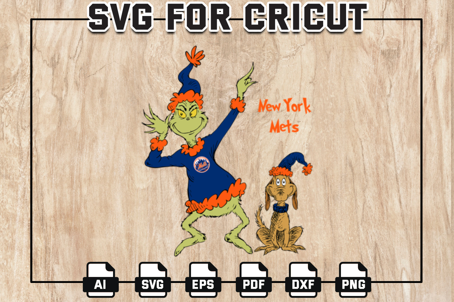 New York Mets Mlb Svg Cut Files Baseball Clipart Bundle