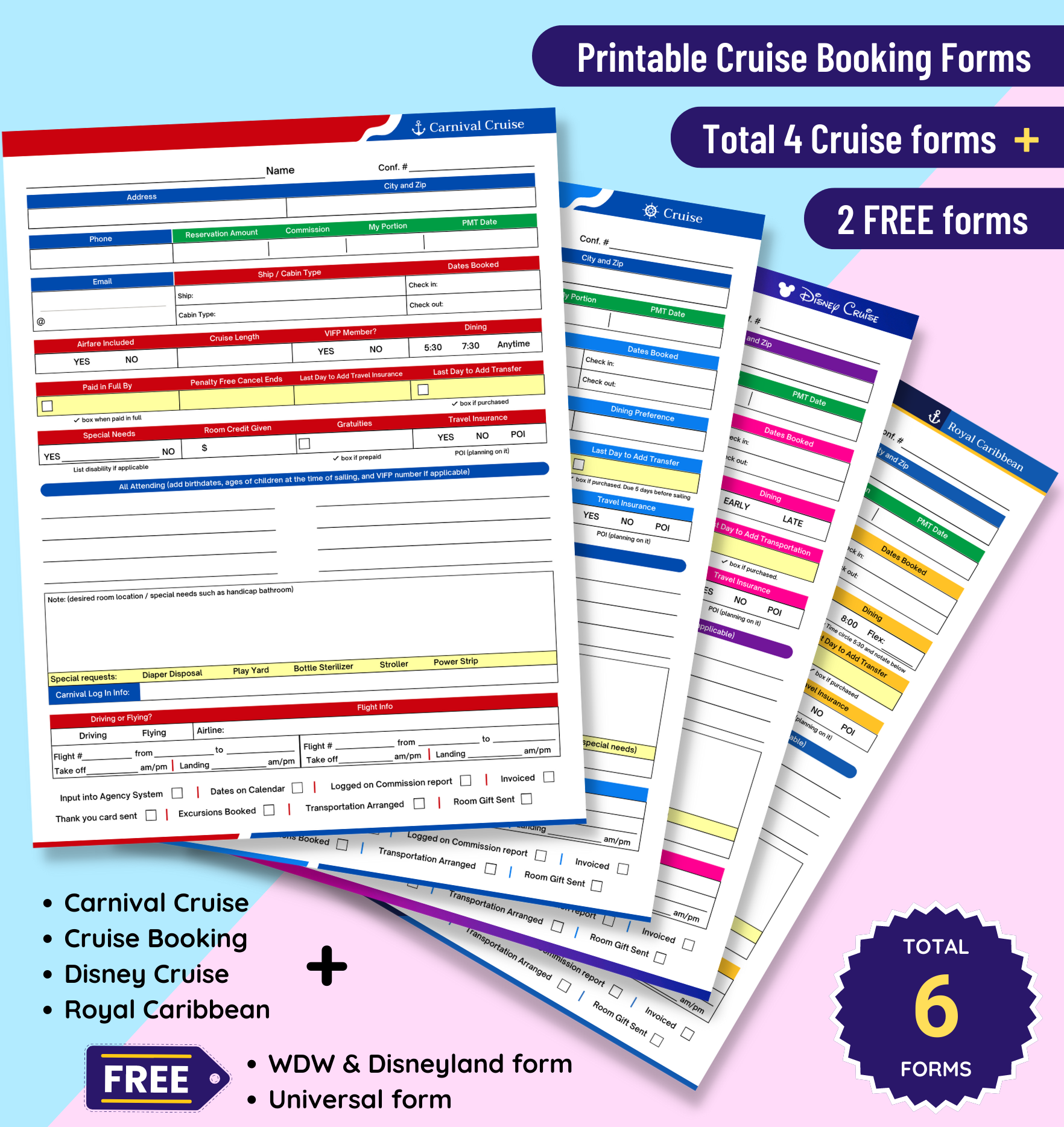 printable-cruise-booking-forms-for-travel-agents-get-2-free-forms-total-6-forms-payhip for Free Printable Carnival Cruise Planner Printable Cruise Booking Forms for Travel Agents - Get 2 FREE forms (Total 6 forms) - Payhip for Free Printable Carnival Cruise Planner