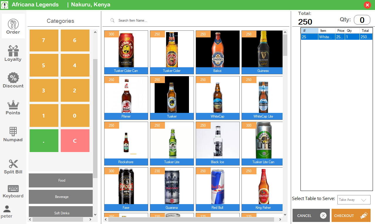 Advanced Restaurant POS System with Mpesa Integration, Touch screen ...