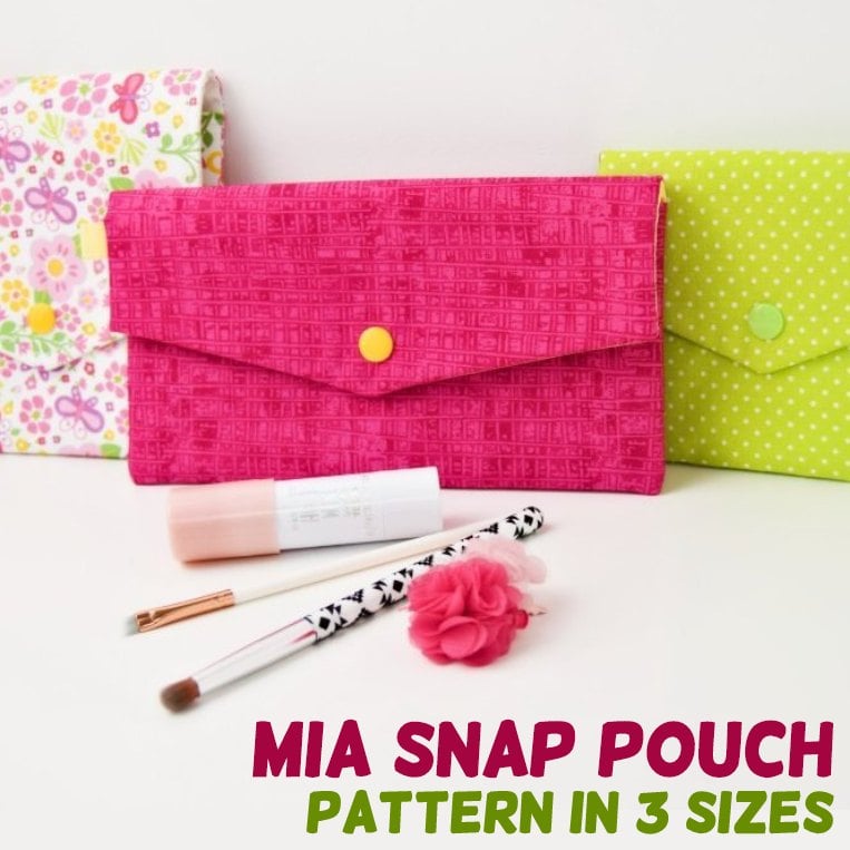 Snap best sale pouch pattern