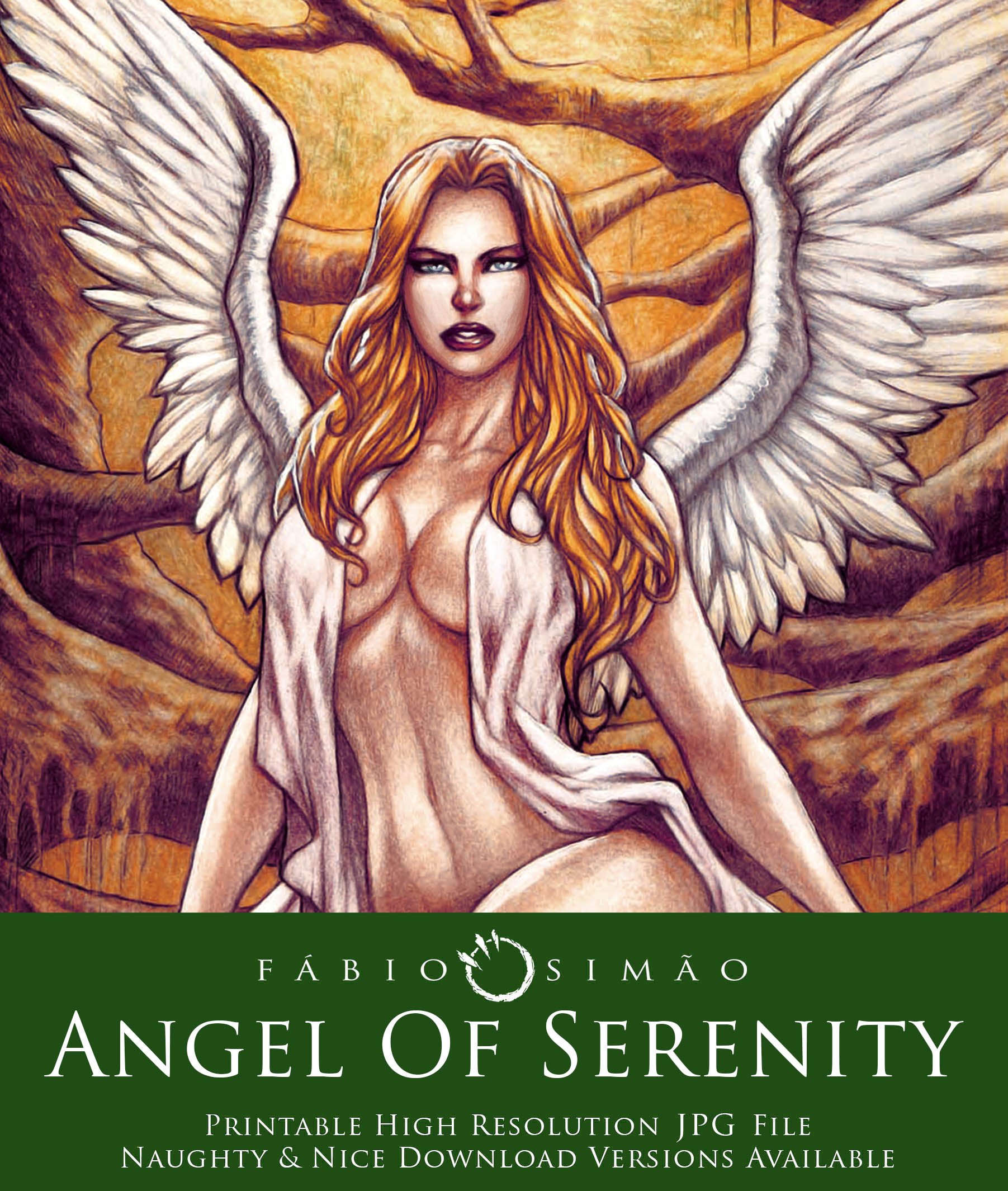 Angel Of Serenity - Printable File - Digital Download - Payhip