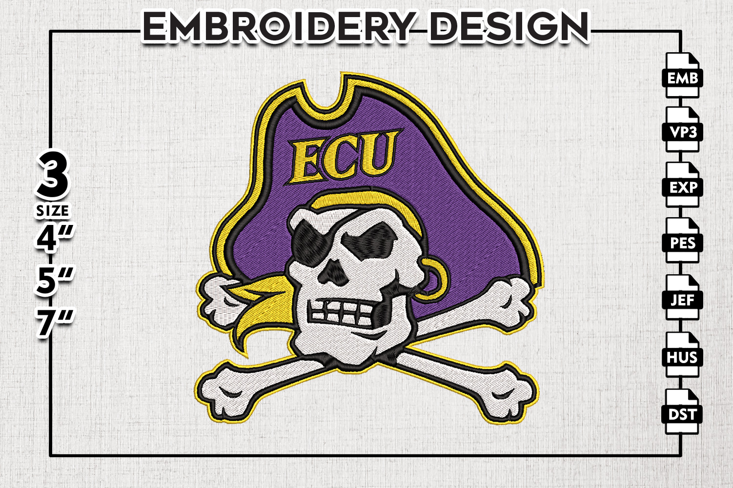 college logo embroidery designs