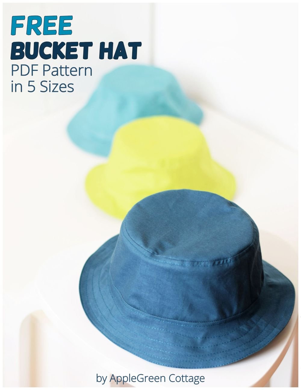 Bucket Hat PATTERN - Fishing Hat - Beanie Hat Pattern - Video Tutorial