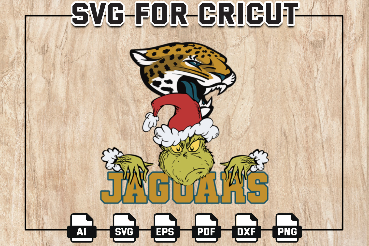 NFL Jacksonville Jaguars Logo Clipart SVG File for Cricut Silhouette  Digital Download