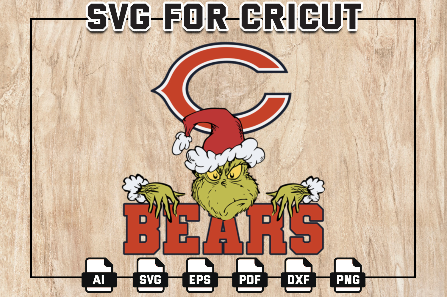 chicago bears grinch