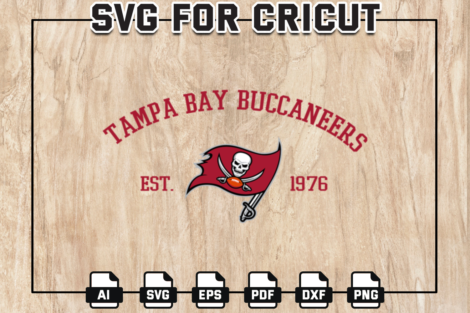 Tampa Bay Buccaneers Logo svg Digital File, Tampa Bay Buccaneers NFL