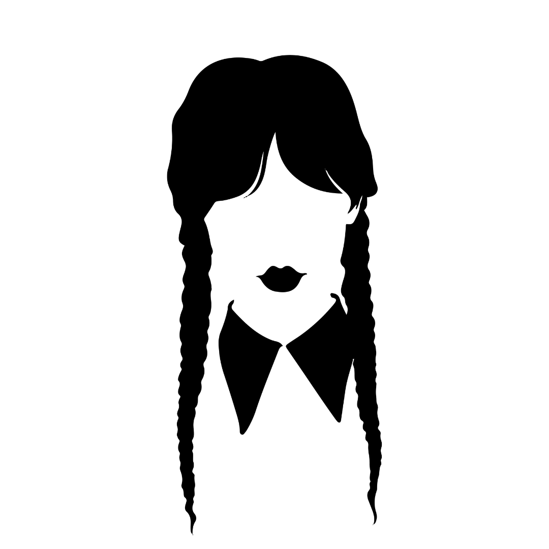 Wednesday Addams SVG