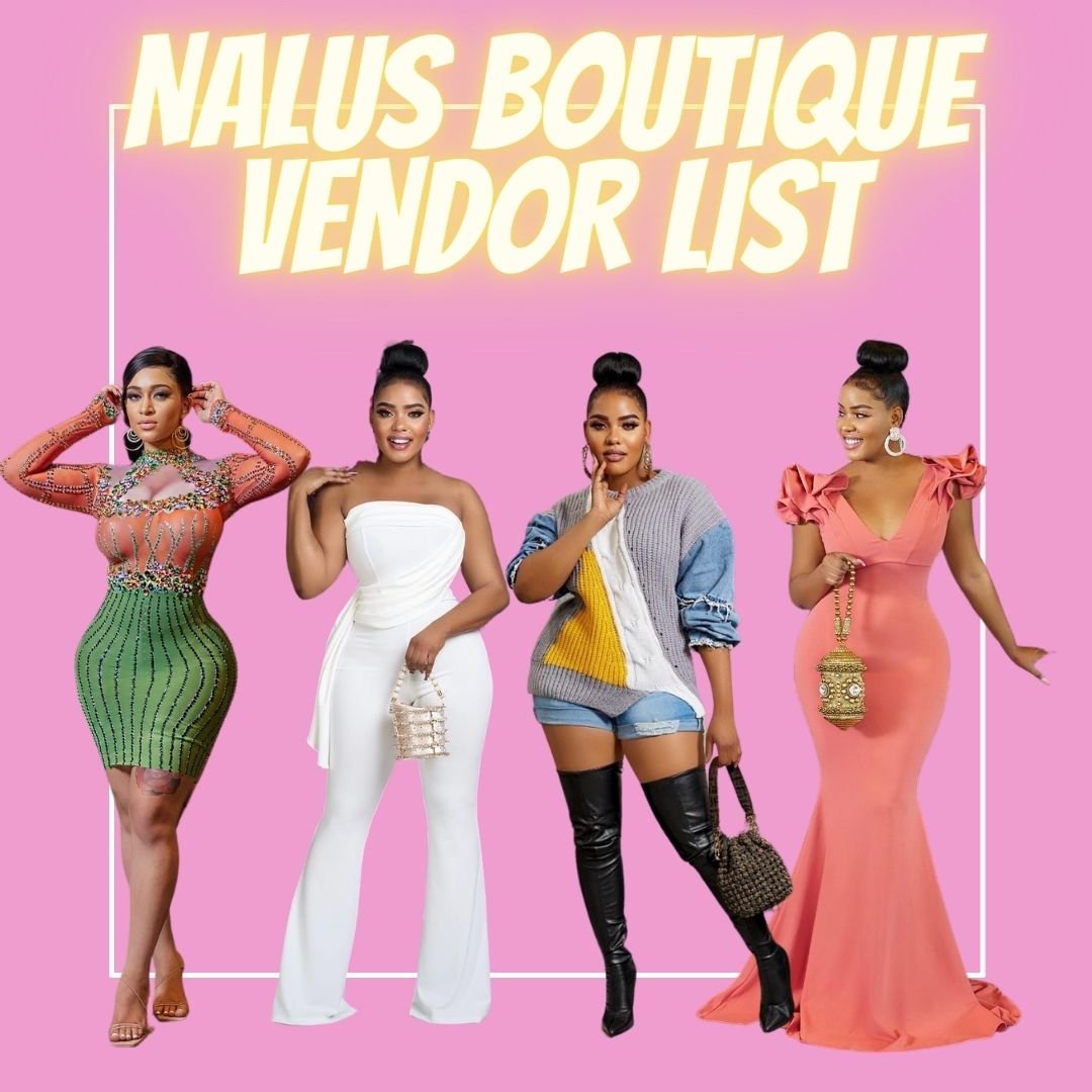 NALUS BOUTIQUE VENDOR LIST