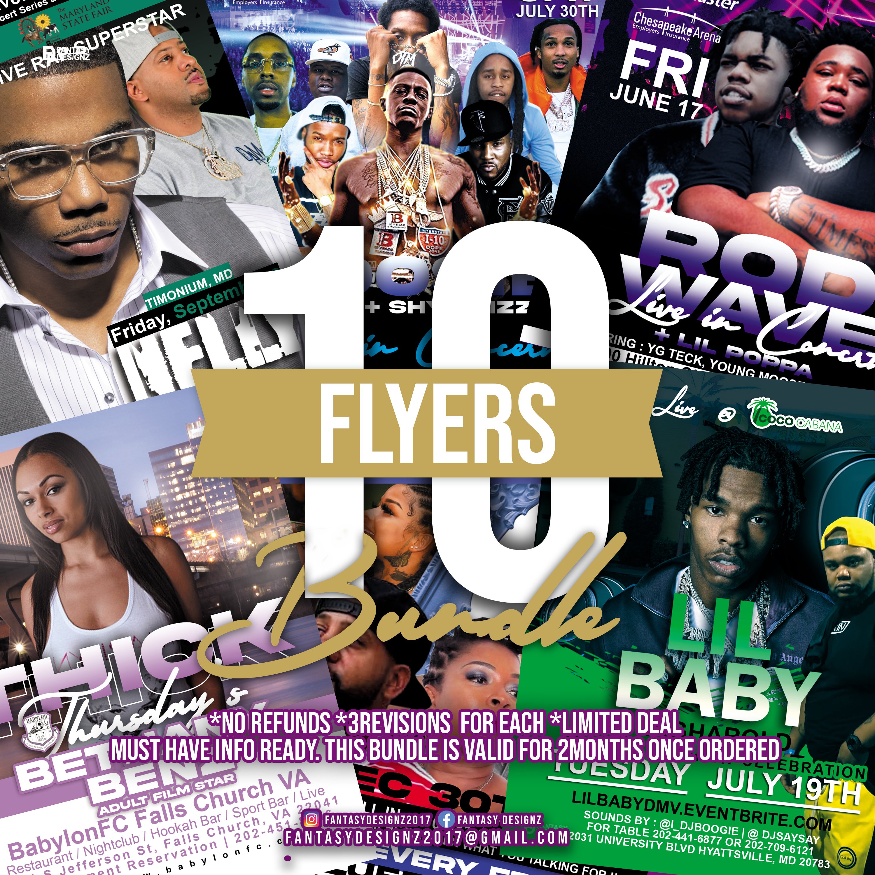10 Flyers Bundle - Payhip