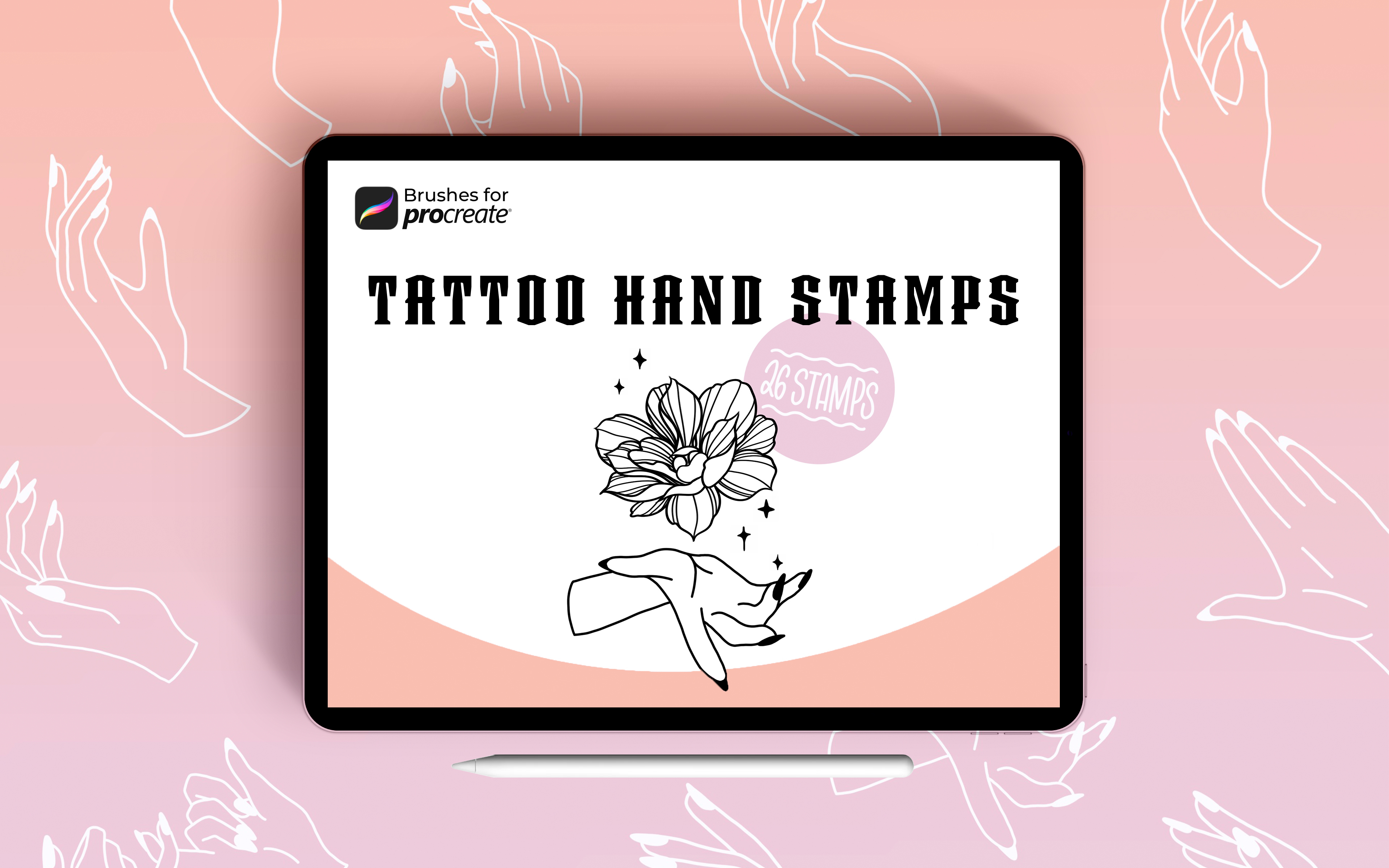 25 Procreate hand stamp brush set - Payhip