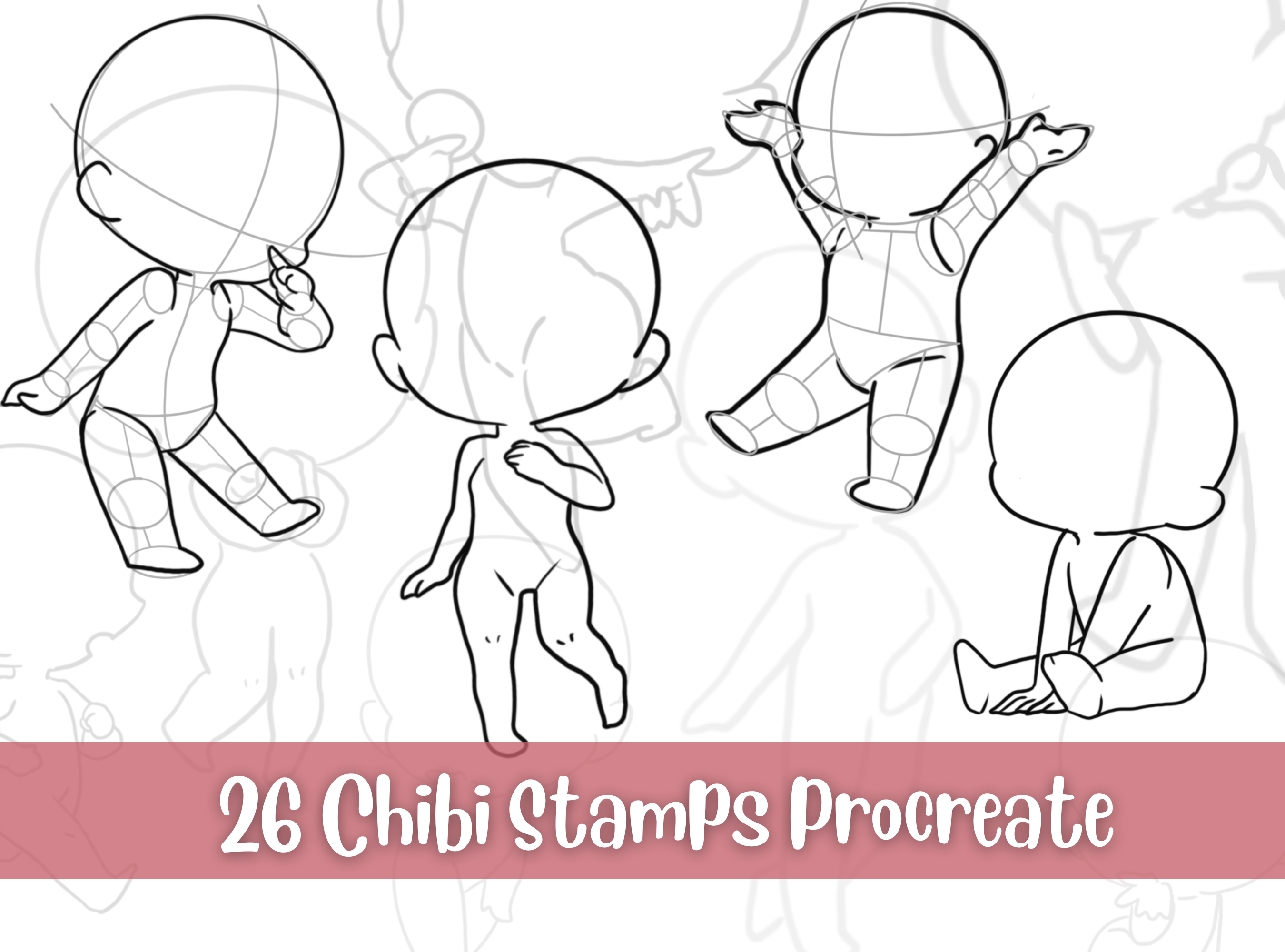 Procreate Chibi Accessories Stamp 92 Kawaii Accessory Chibi