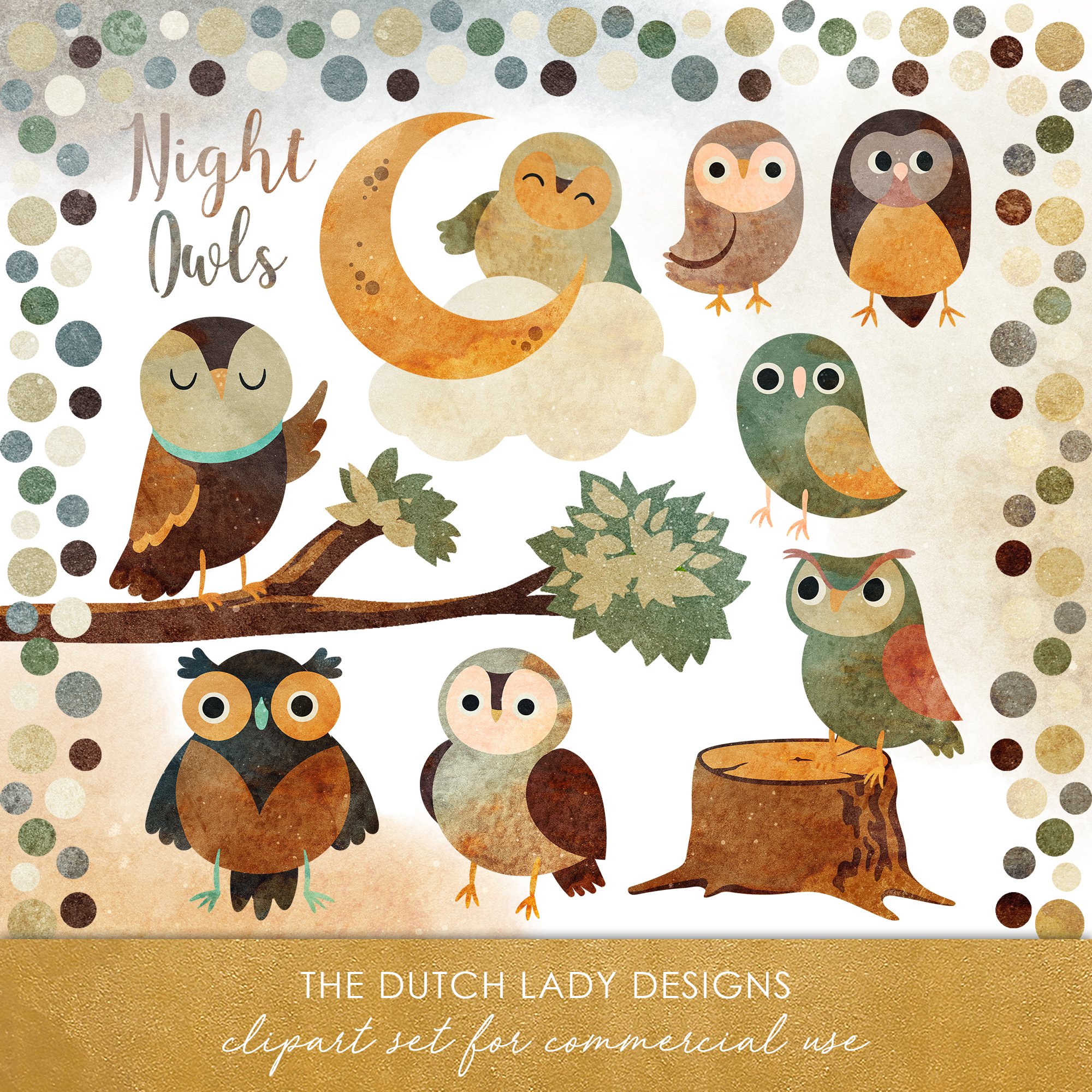 The Dutch Lady Designs - Clipart - Animals