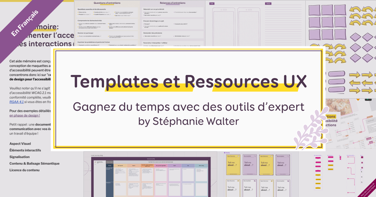 Templates et Ressources d'Expert UX