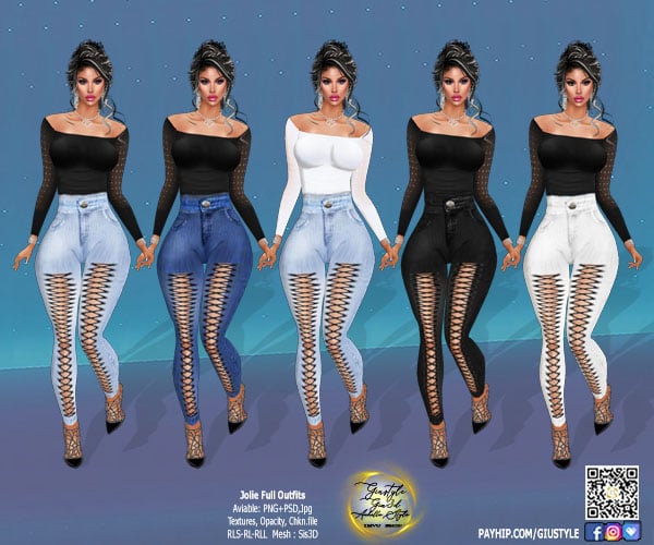 GIULY OUTFITS FULL PNG & PSD - Payhip