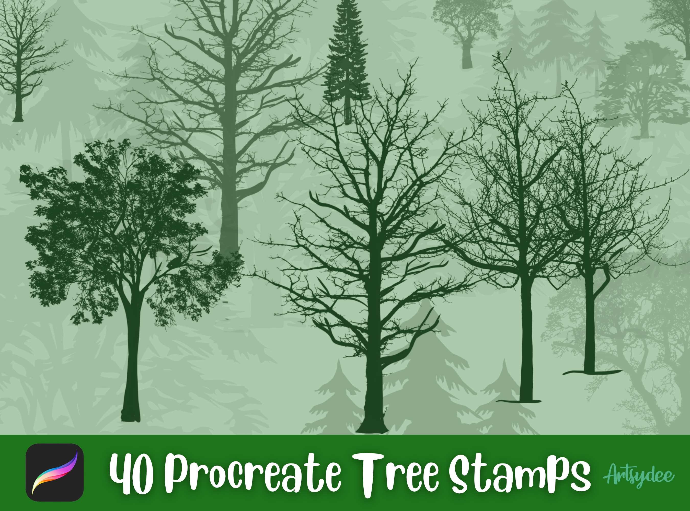 Procreate Trees Brush