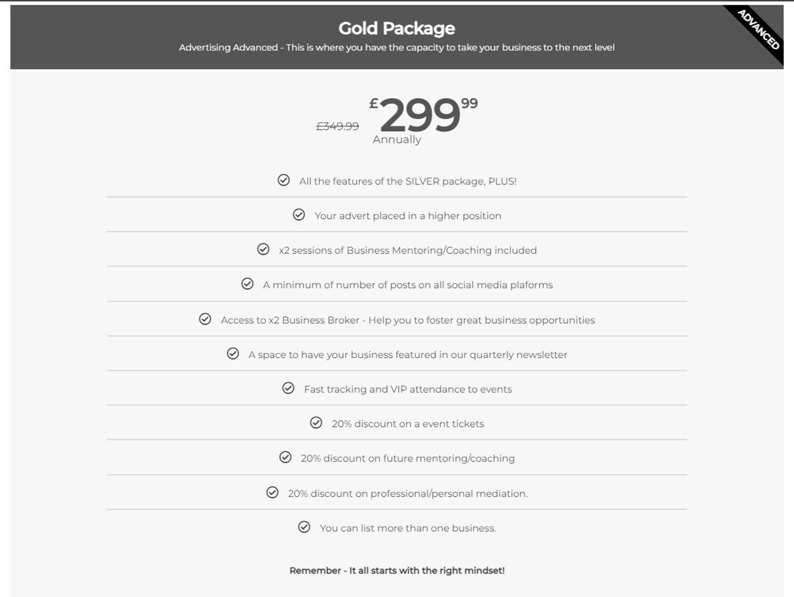 Gold Membership Package - Payhip