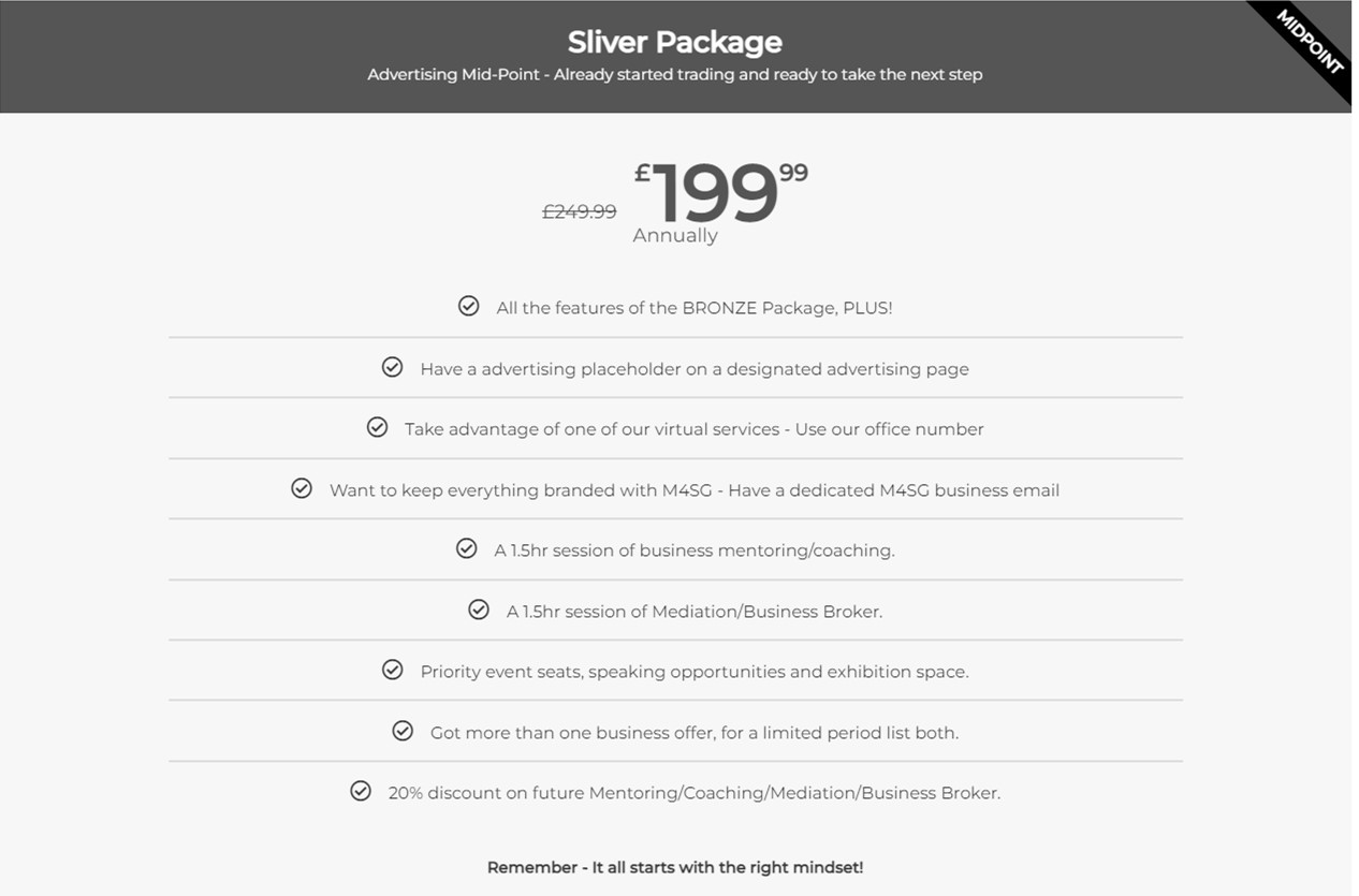 SILVER Membership Package - Payhip