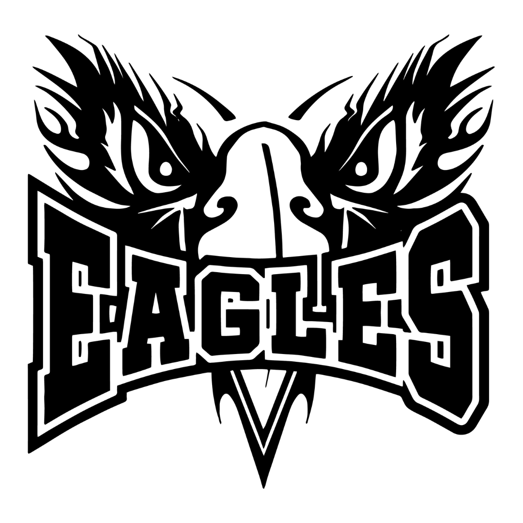 philadelphia eagles svg black and white