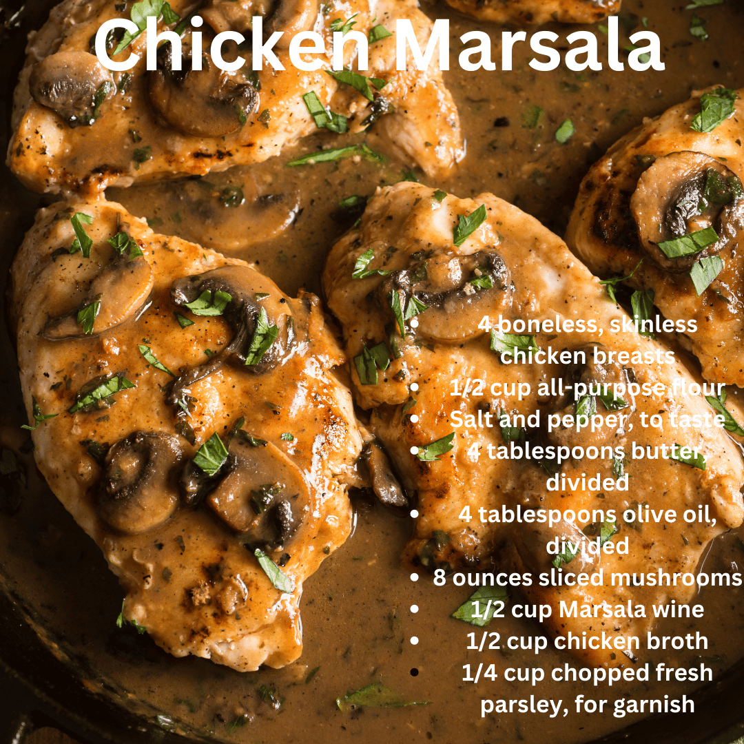 Delicious Chicken Marsala