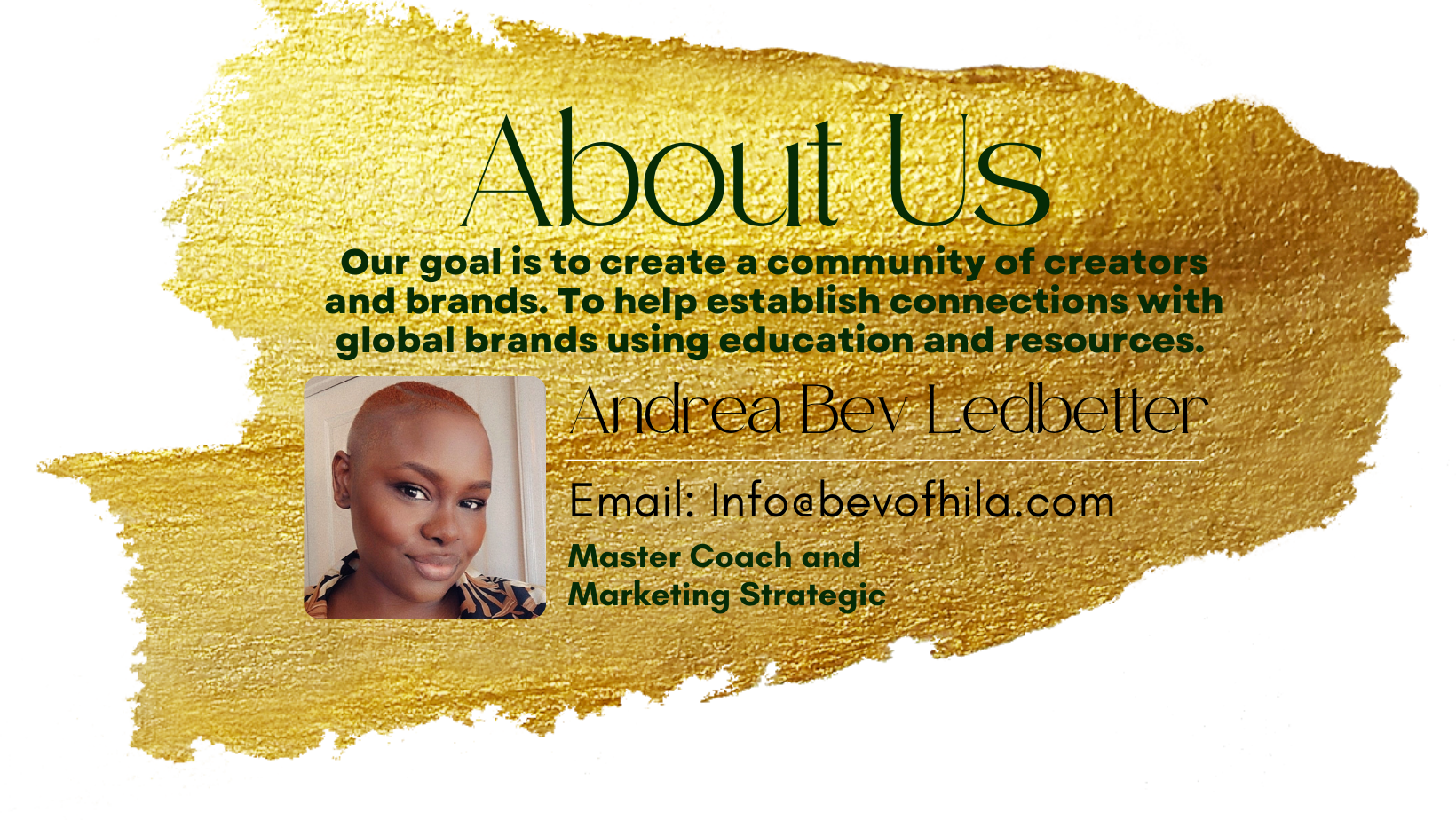 Bev of Hi'La Management contact information.