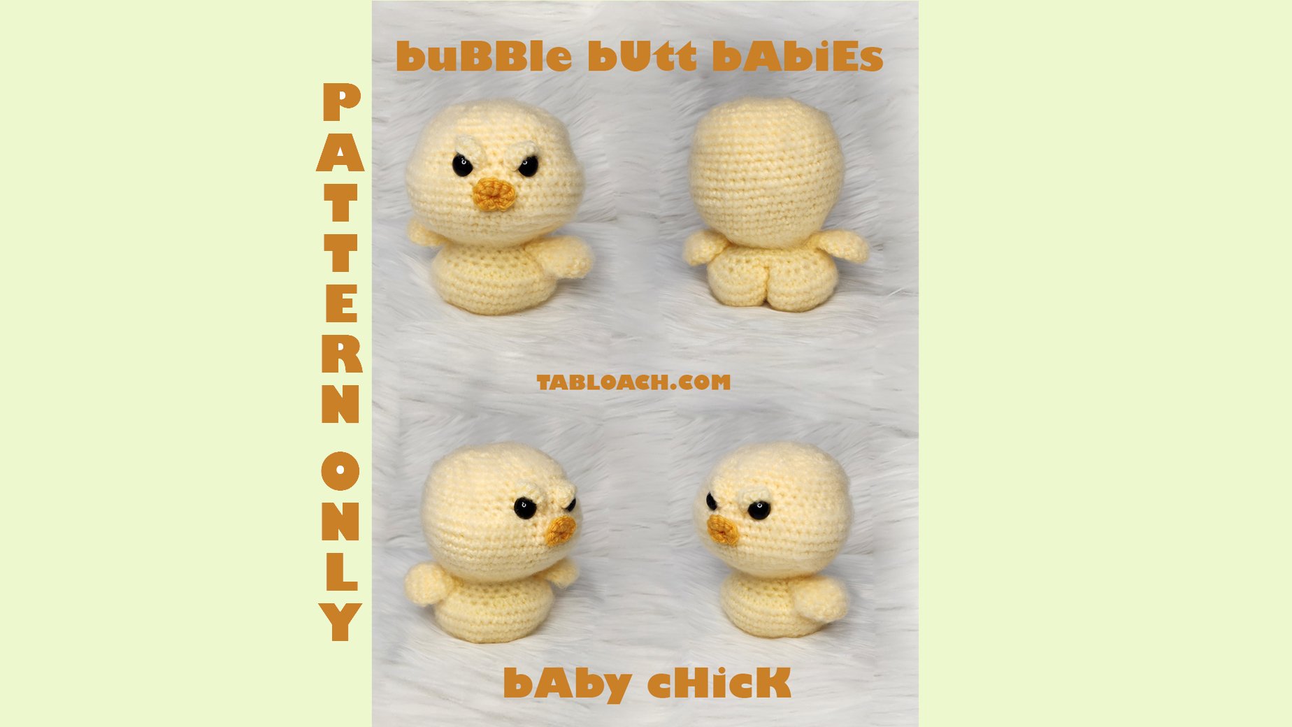 CHICK Bubble Butt Baby Crochet PDF Pattern