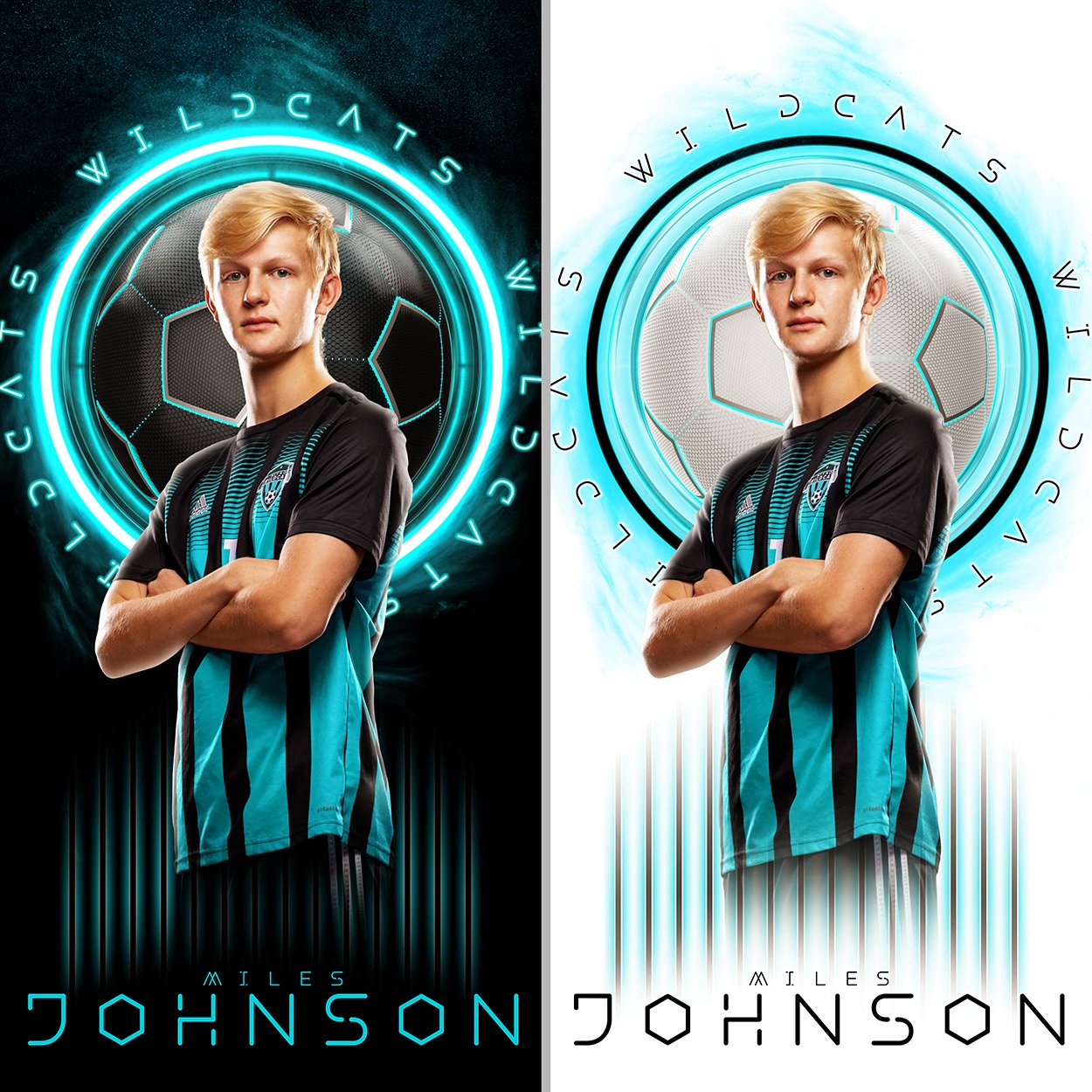 Aeon - Layered Photoshop Template & Digital Backgrounds
