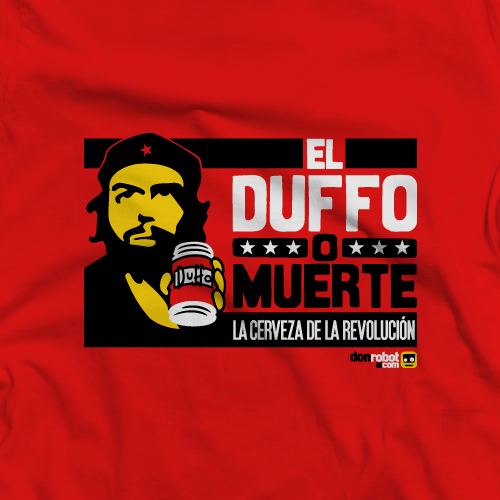 Diseño camiseta Los Simpson: El Duffo o muerte