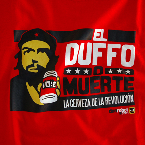 Diseño camiseta Los Simpson: El Duffo o muerte