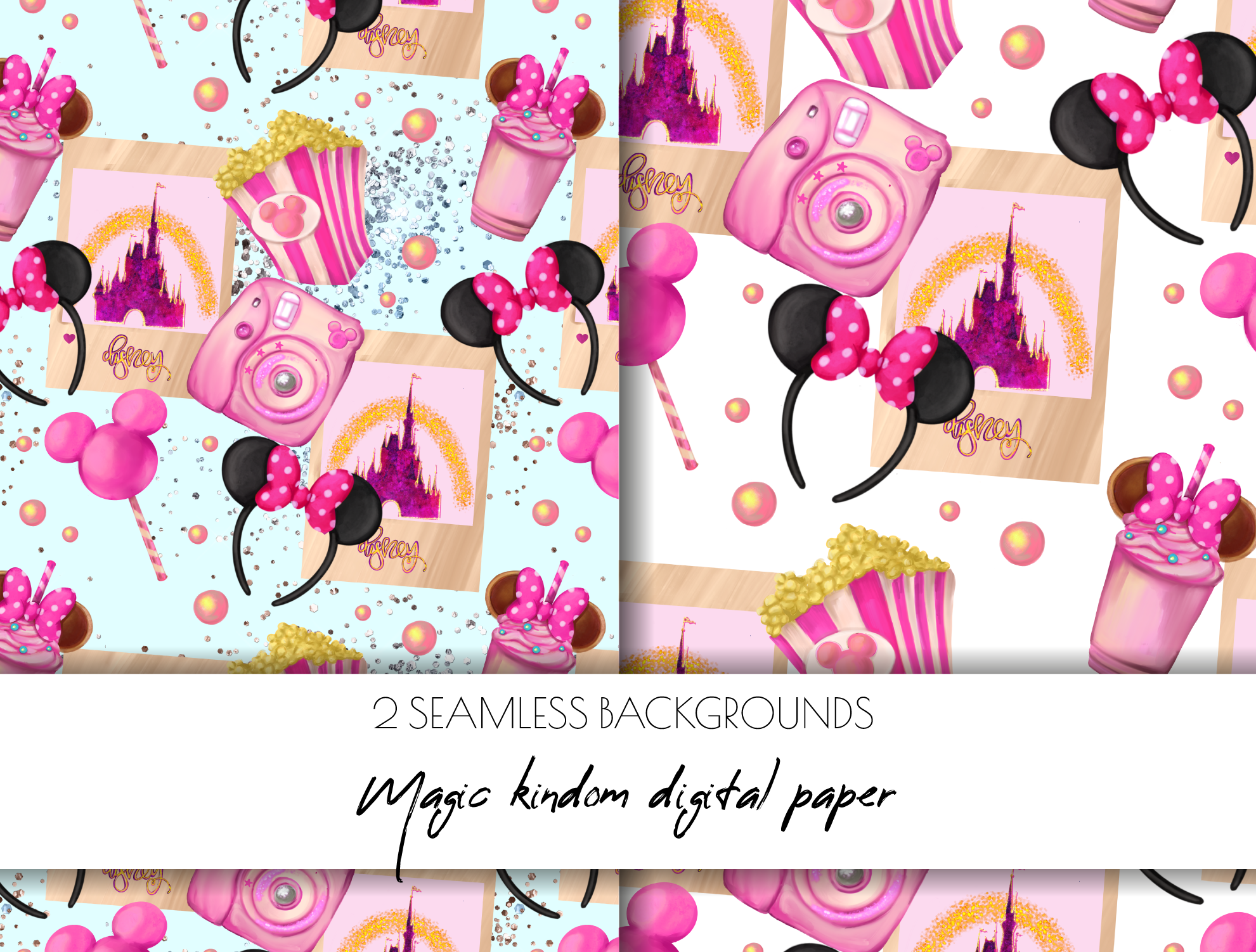 Didney Favorite Things, Chick ,starbucks,TikTok, target ,scrapbook paper,  Disney Cruise, Mouse Ears, Digital Download, sublimation, magic  kingdom,digital paper - Payhip