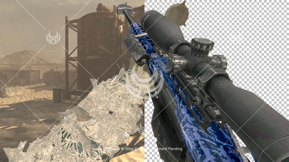 Barrett 50cal Blue Tiger 2.0 Screenshot Pack (Call Of Duty)