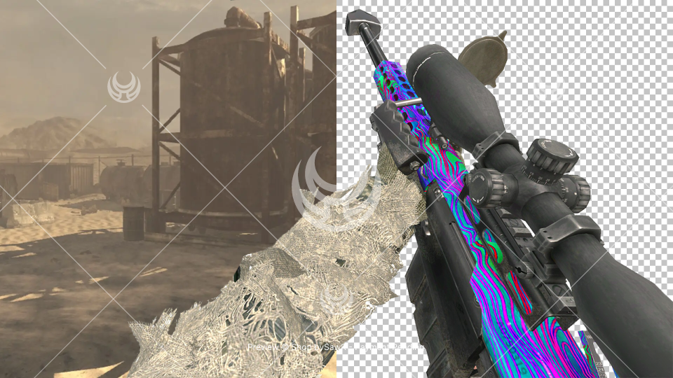 Barrett 50cal Damascus Screenshot Pack (Call Of Duty)