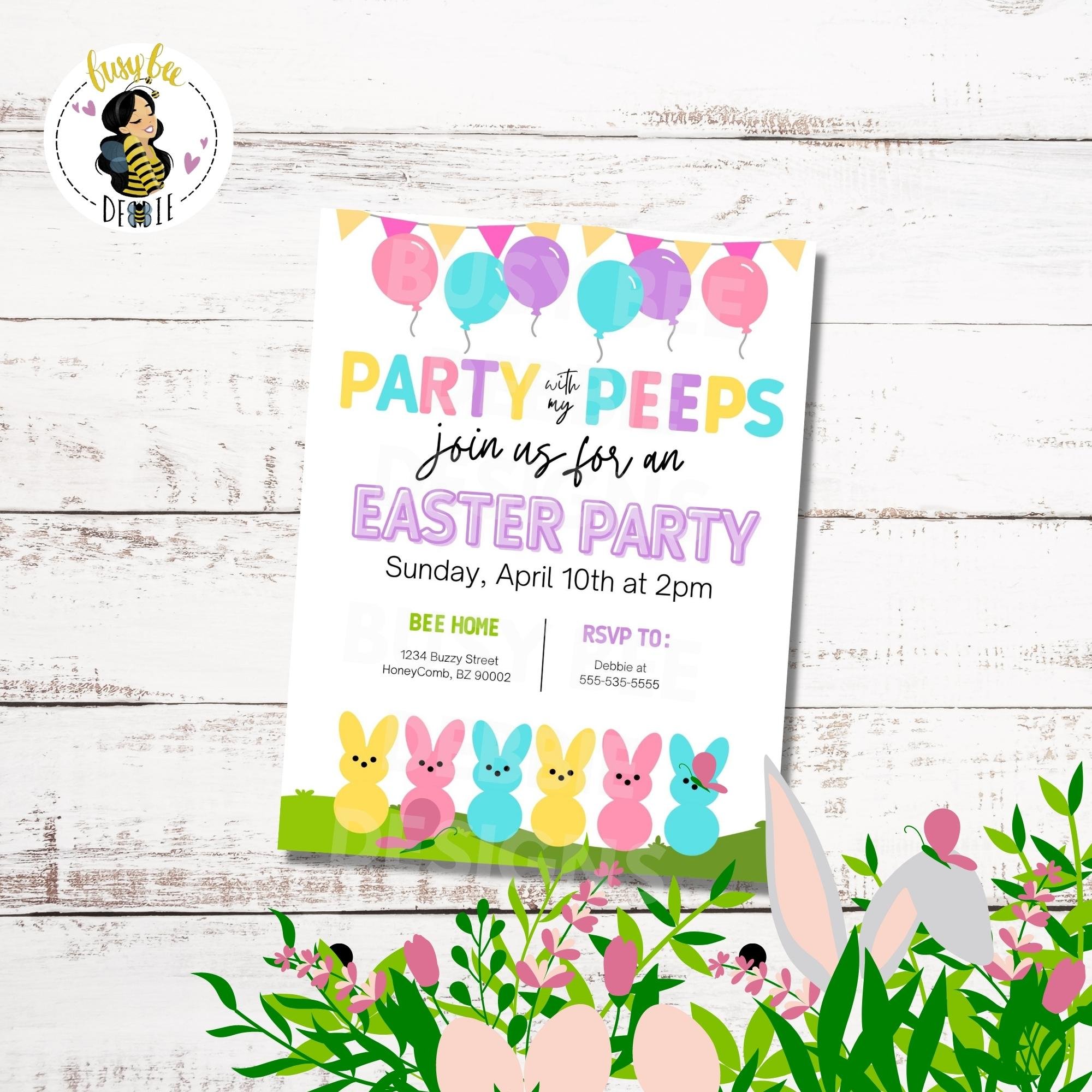 editable-easter-party-invitation-easter-invite-party-with-my-peeps-easter-party-flyer-spring-easter-egg-hunt-party-template-payhip for Easter Party Invitations Free Printable Editable Easter Party Invitation | Easter Invite - Party With My Peeps | Easter Party Flyer | Spring Easter Egg Hunt Party Template - Payhip for Easter Party Invitations Free Printable