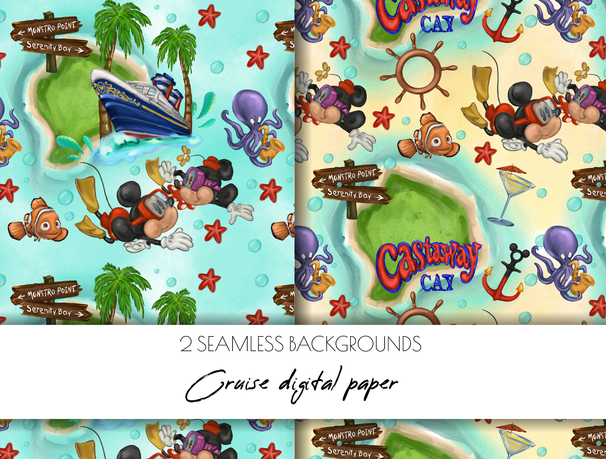 Mickey Mouse and Friends Disney Cruise Line Scrapbook - 12'' x 12'' |  shopDisney