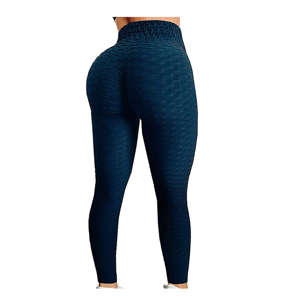 Leggings for Women Textured Scrunch Butt Lift Yoga Pants Slimming Workout  High Waisted Anti Cellulite Tights 