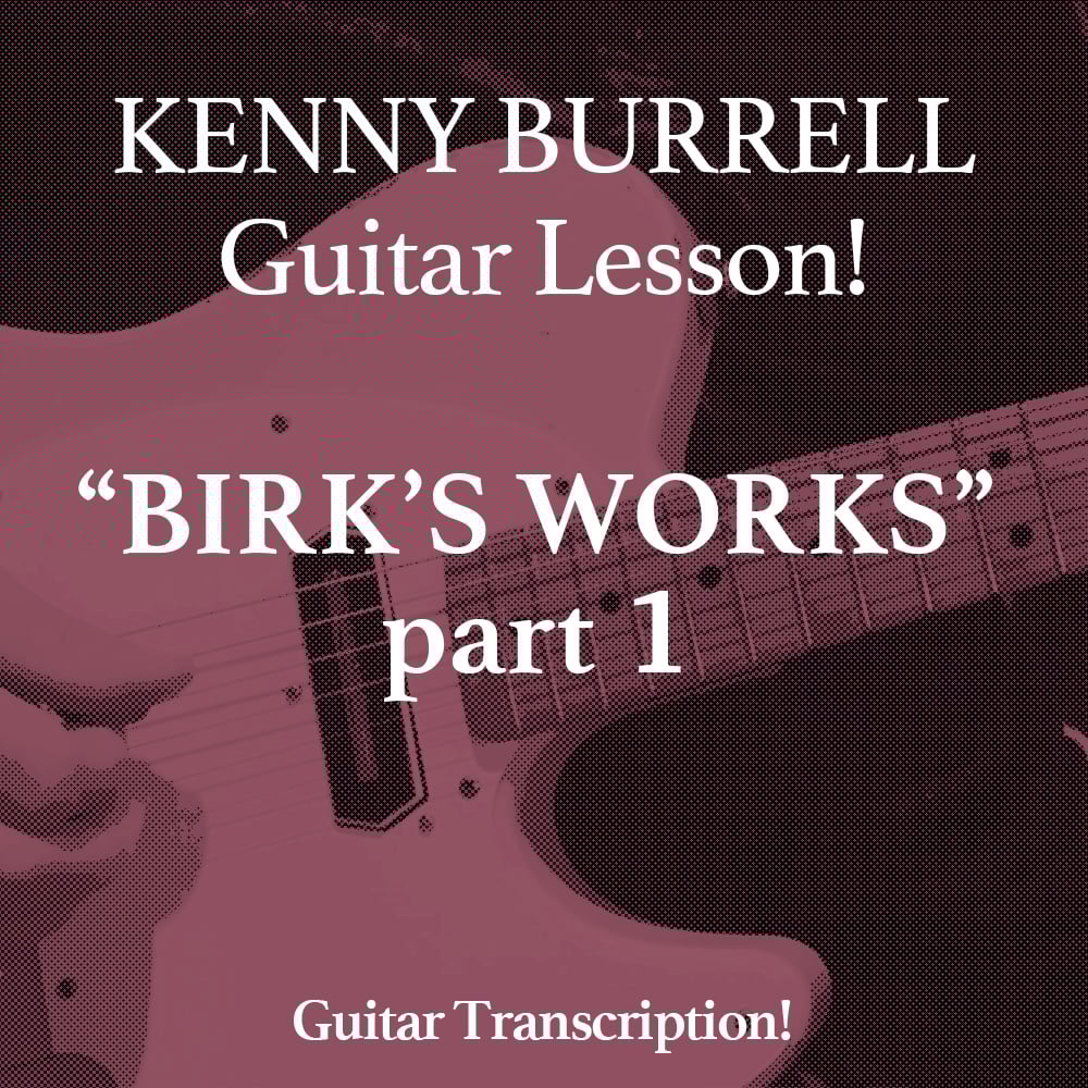 Kenny burrell transcriptions sales
