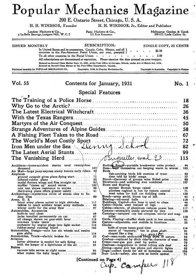 Popular Mechanics 1931