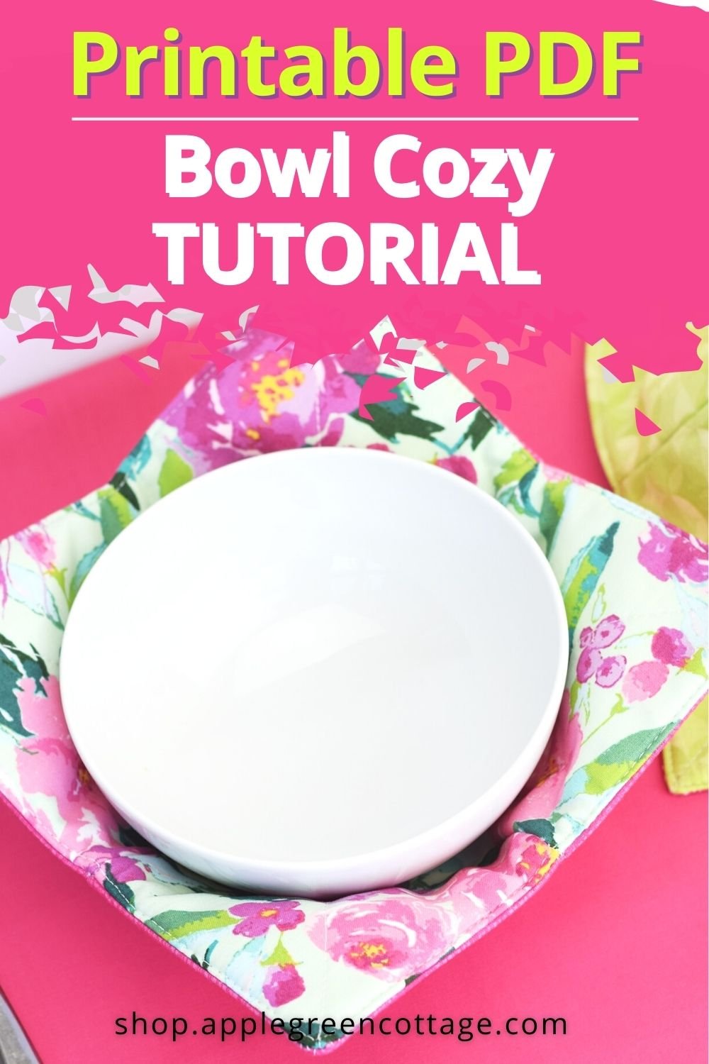 Printable Microwave Plate Cozy Template - Printable Templates Free